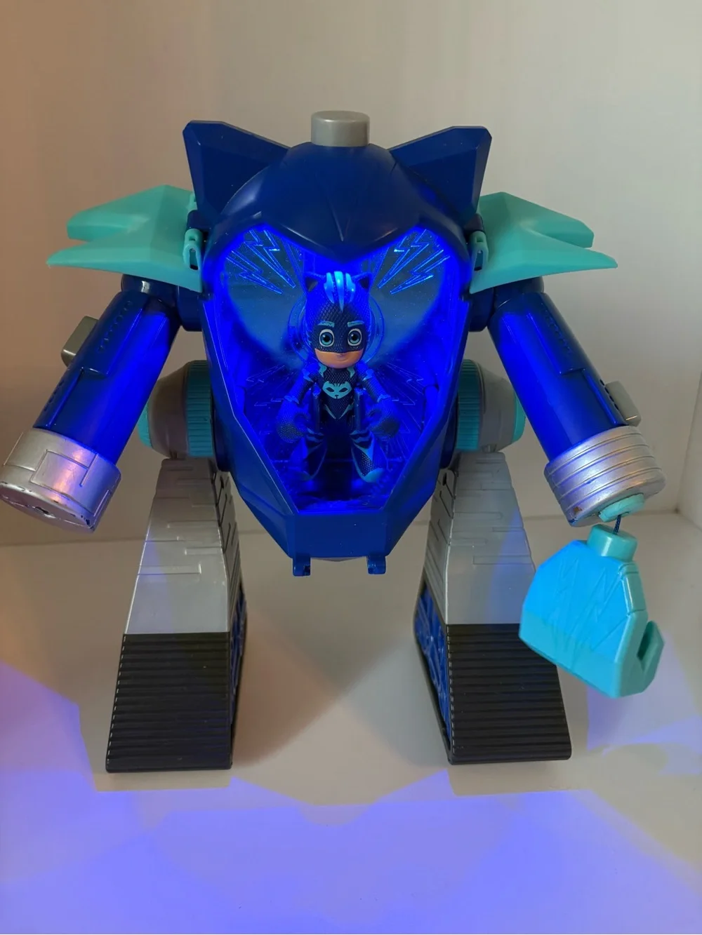 PJ Masks Vehicles Action Figures & Turbo Mover Mech Catboy Owlette Gekko 7 Pcs